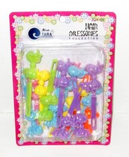 TARA GIRLS PONYTAILERS Bow Style BARRETTE Clasp - 16 PCS. ZQ9109 - 1"