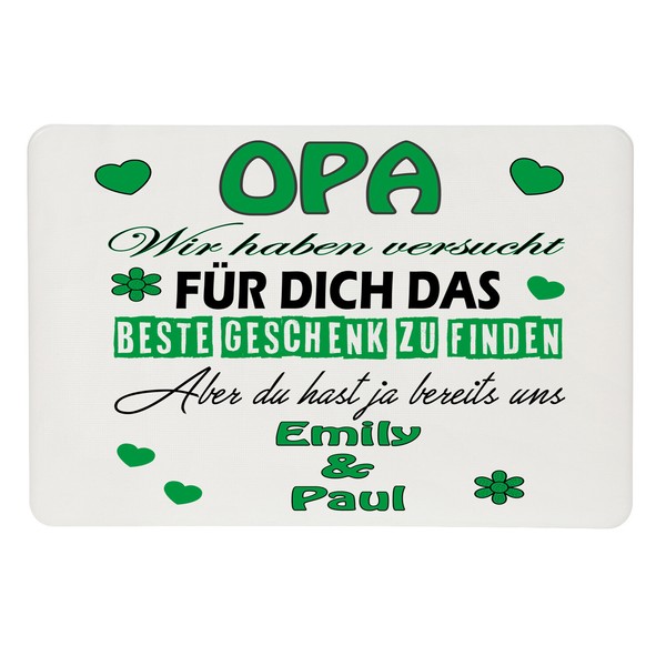 Personalisiertes Opa Vesperbrett FrüHstüCksbrettchen FrüHstüCksbrett Bedruckt-image