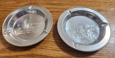Vintage GAS 'N' SHOP advertising promo Ashtray Defunct Lot of 2