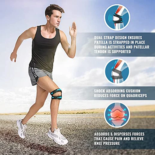 Patella Stabilizer Knee Support Strap Tendon Brace Pain Rellief Sport Warp Belt - Picture 9 of 32
