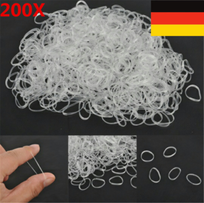 Haare Flechten 1000 Stück Mini Haargummis Schwarz - Elastische Gummibänder Für Zöpfe & Frisuren Elastische Gummis Für Zöpfe