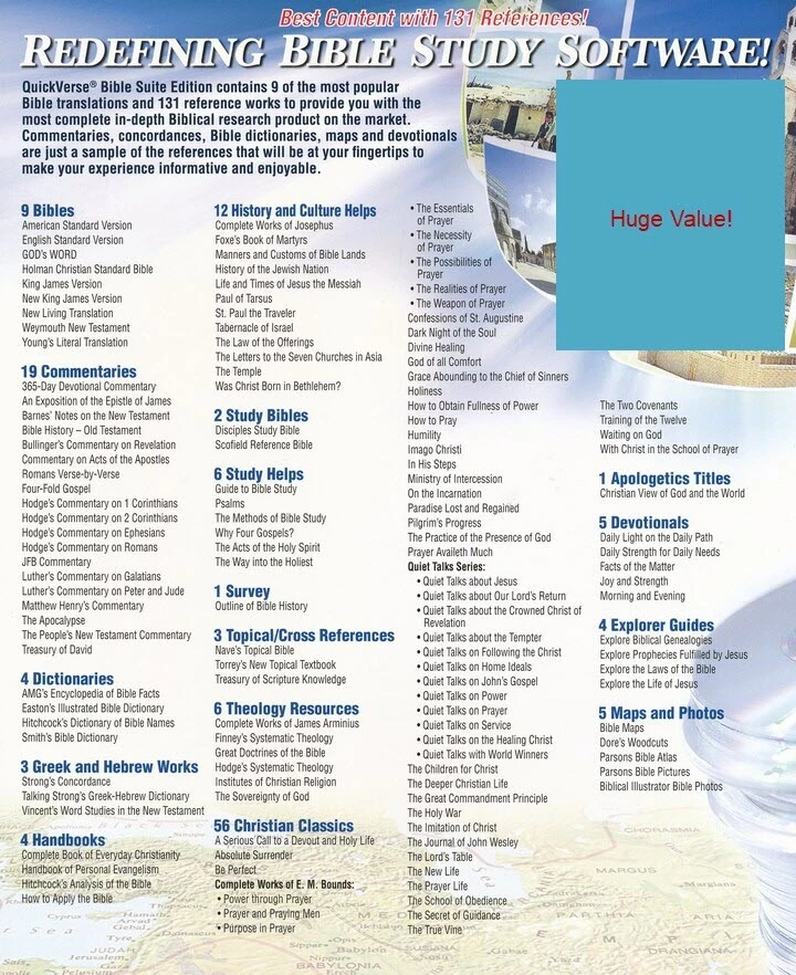 Quickverse 10 Bible Suite Software for PC/MAC - Image 3 of 4