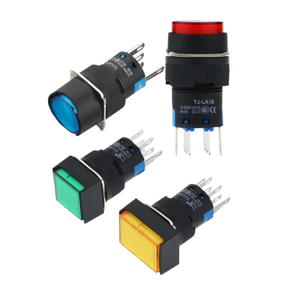 Deliqiba On/Off Switch Red Light Illuminated 4 Pin Dpst On/Off Snap In Rocker Switch 16a 20a 250v Ac - Foto 10