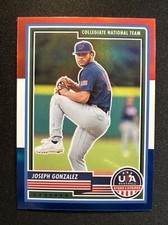 2023 Panini: USA Stars & Stripes-RED, WHITE & BLUE #68 Joseph Gonzalez ⚾🐷💥
