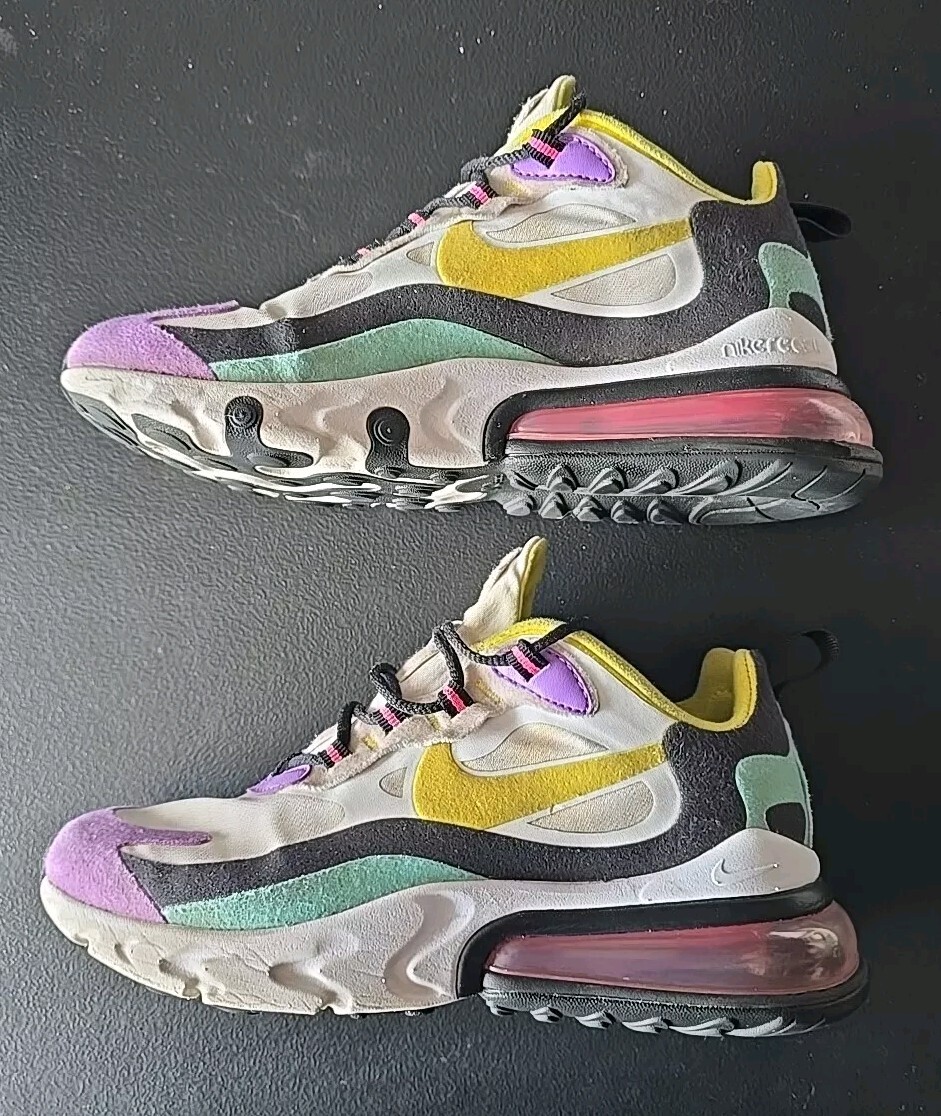 Nike Air Max 270 React Bright Violet VTM AT6174-101 US Size - Main Image