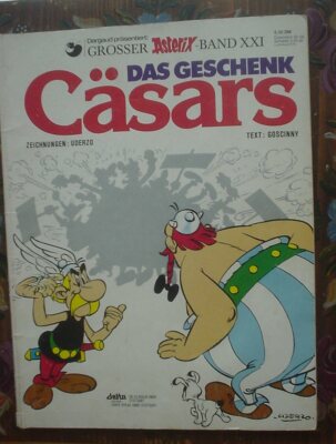 Large Asterix Vol XXI The Gift of Caesar Uderzo Goscinny Delta Ehapa Stgt 1976