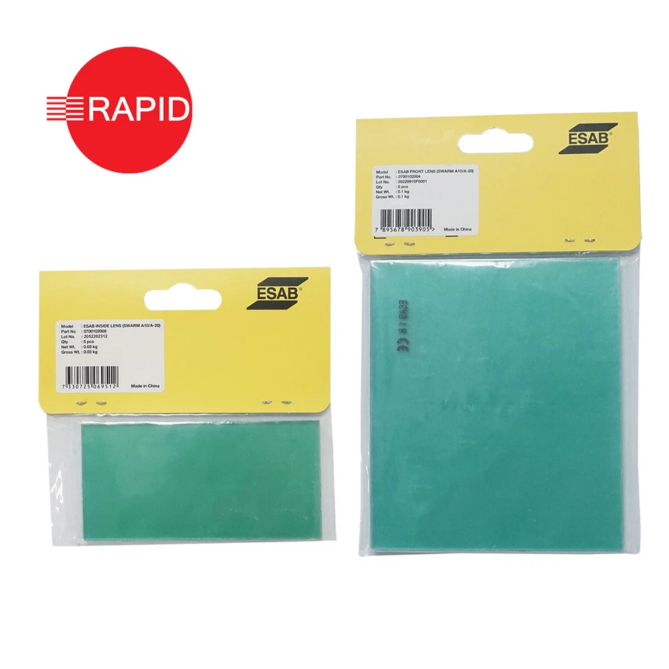 ESAB Swarm A10 / A20 Welding Helmet Inner & Outer Lens Spares