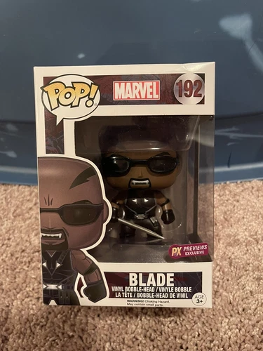 Funko Pop! Vinilo: Marvel - Blade 192 - exclusivo de vistas previas de PX