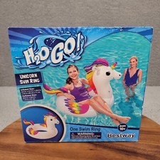 Bestway H2O Go Inflatable Unicorn Swim Ring Swimming Pool Toy - New