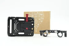 SmallRig V-Mount Battery Adapter Plate w/ Dual-Rod Clamp and Extension Arm #728