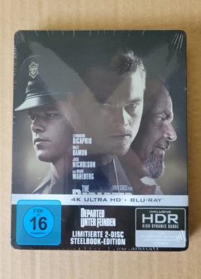 THE DEPARTED Unter Feinden - Steelbook 4K UHD+BLU-RAY - NEU&OVP - Dt. VK-Version - Bild 1 von 2
