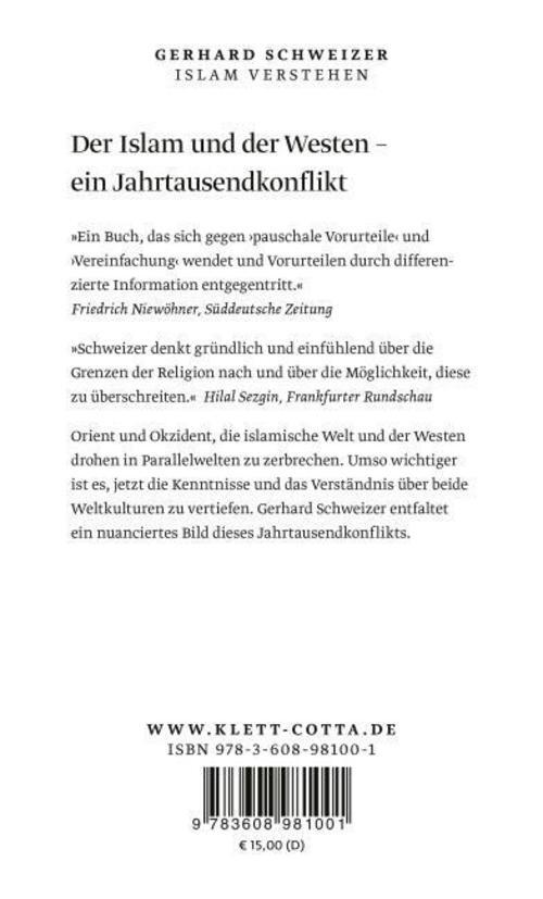 Thumbnail - Gerhard Schweizer / Islam Verstehen / 9783608981001