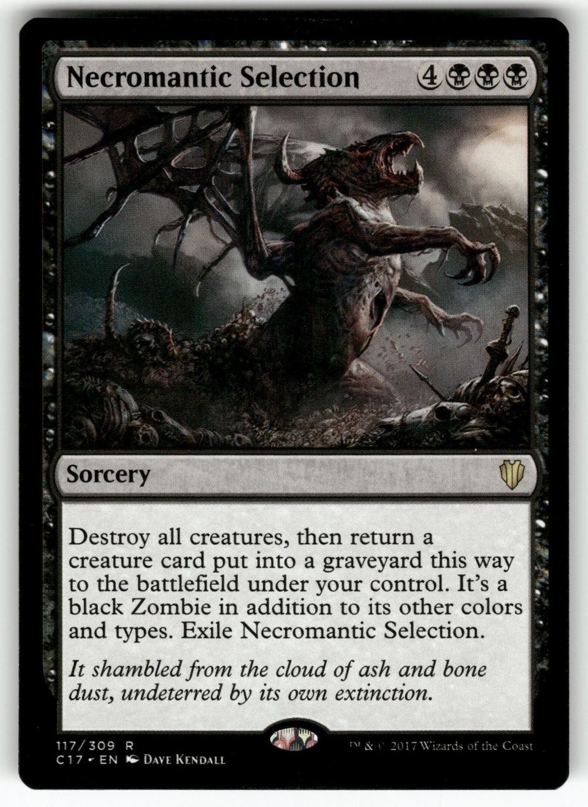 Necromantic Selection 117 Rare Commander 2017 Magic: The Gathering Near Mint