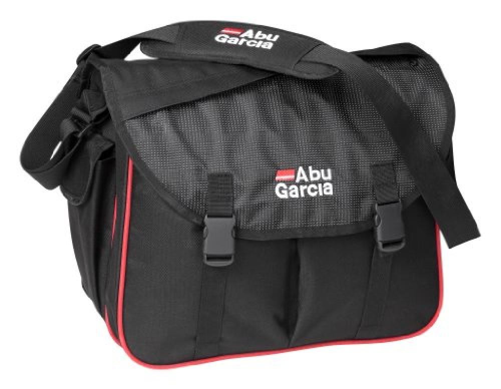 (TG. 38x18x34 cm - Black Red) Abu Garcia Borsa game compatta, Nero (schwarz/rot)