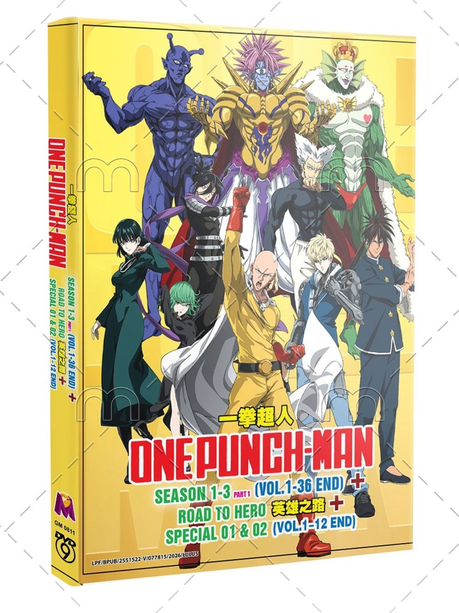 One Punch Man Complete Collector Boxset (Season 1-3 & Road To Hero