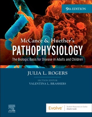 McCance  Huethers Pathophysiology by Julia Rogers HARDBACK 9780323789875