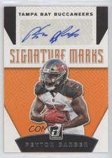 2019 Panini Donruss Signature Marks Peyton Barber #SM-37 Auto 4ns