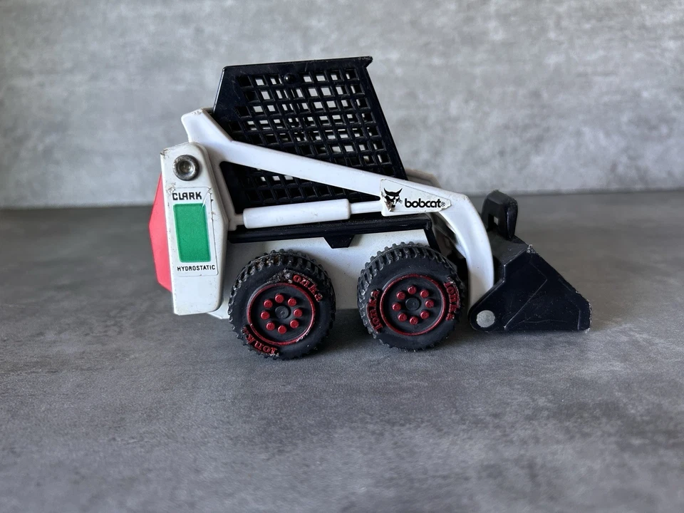 Cargador Bobcat Tonka Clark Años 80 De Colección - Juguete Diecast - Hidrostático - Modelo Raro Foto 3 de 4