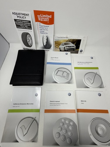 2015 Volkswagen Passat Owners Manual OEM Set