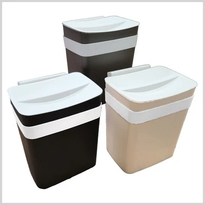 CASA & KITCHEN PATTUMIERA CESTINO SPAZZATURA RIFIUTI SPORTELLO CUCINA 4 LITRI DA APPENDERE