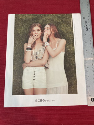 BCBG Generation Fashions Sexy Models 2014 Print Ad