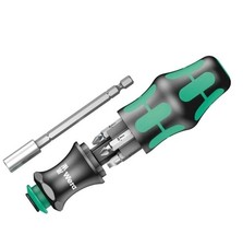 WERA Kraftform Kompakt KK 28 Screwdriver With Holder Adaptor,Pz,Ph Bits,073240