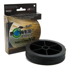 Power Pro Super Slick V2 8 Strand Braided Line, 3000yd 30lb Onyx