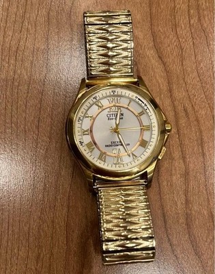 Citizen Exceed H430-T005705 Uhr Funkuhr Solar Eco-Drive Gold