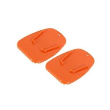 2pcs Motorcycle Kickstand Pad Support Plate Pad Parking Stand Side Stand