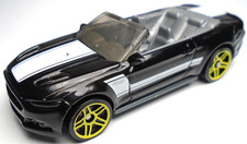 2018 HOT WHEELS 2015 FORD MUSTANG GT CONVERTIBLE BLACK 1:64 DIECAST 2 3/4" CAR