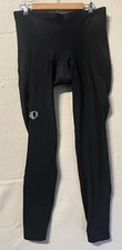 Pearl Izumi Thermal Cycling Tights Foam Padded Ankle Zips XL See Pics USA Made