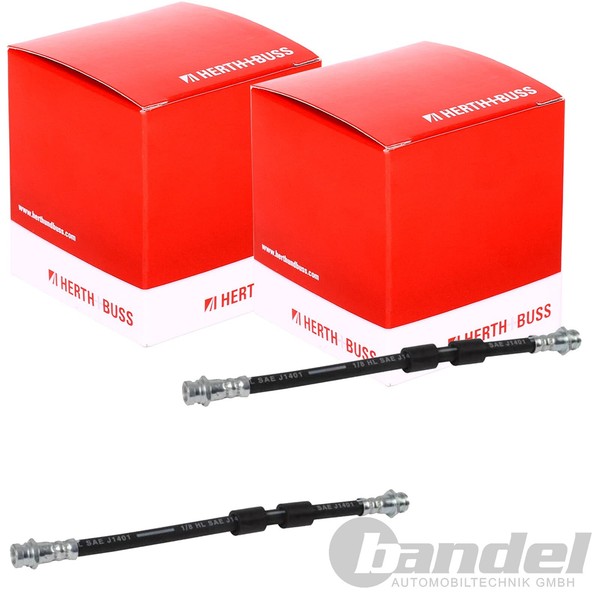 2X Herth+Buss Bremsschlauch Hinten Links+Rechts Passend FüR Mazda 2-image