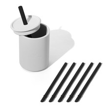 Avanchy Silicone Training Sippy Cup w/ Straw Lid - 6 Months Baby  Toddler