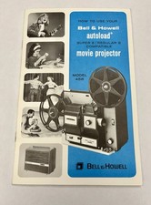Cool Vintage Bell  Howell Super 8 Movie Projector 456 User Instruction Guide