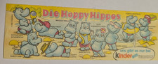 RAR!! Beipackzettel DIE HAPPY HIPPOS D 1988 GUTER Zustand 100% ORIGINAL