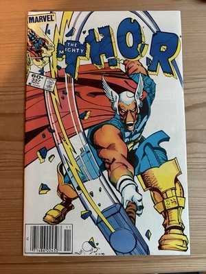 Thor #337 Variant 1983 Newsstand Edition, Beta Ray Bill Mark, Mark Jewelers