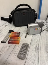 Canon ZR830 MiniDV Digital Camcorder w/Accessorie Tested Working Need Battery