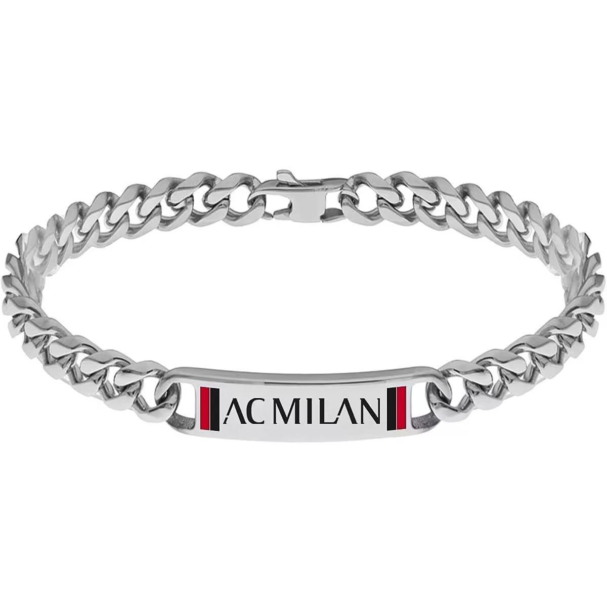 Mens Bracelet AC MILAN B-MB008UAS Stainless Steel OFFICIAL