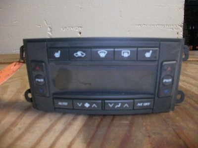 05 06 CADILLAC SRX TEMPERATURE CONTROL W/HEATED SEAT OPT KA1 315387