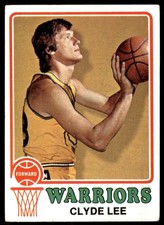 1973-74 TOPPS CLYDE LEE GOLDEN STATE WARRIORS #143 EX