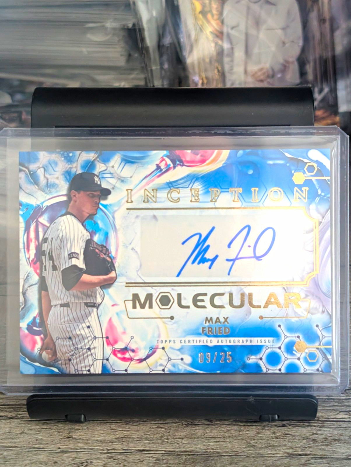 Max Fried Topps Inception 2025 Inception Molecular Autograph /25 Numbered