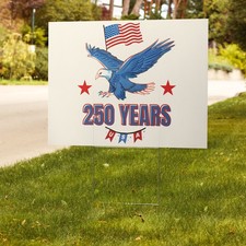 USA 250th Anniversary Yard sign 4th of July