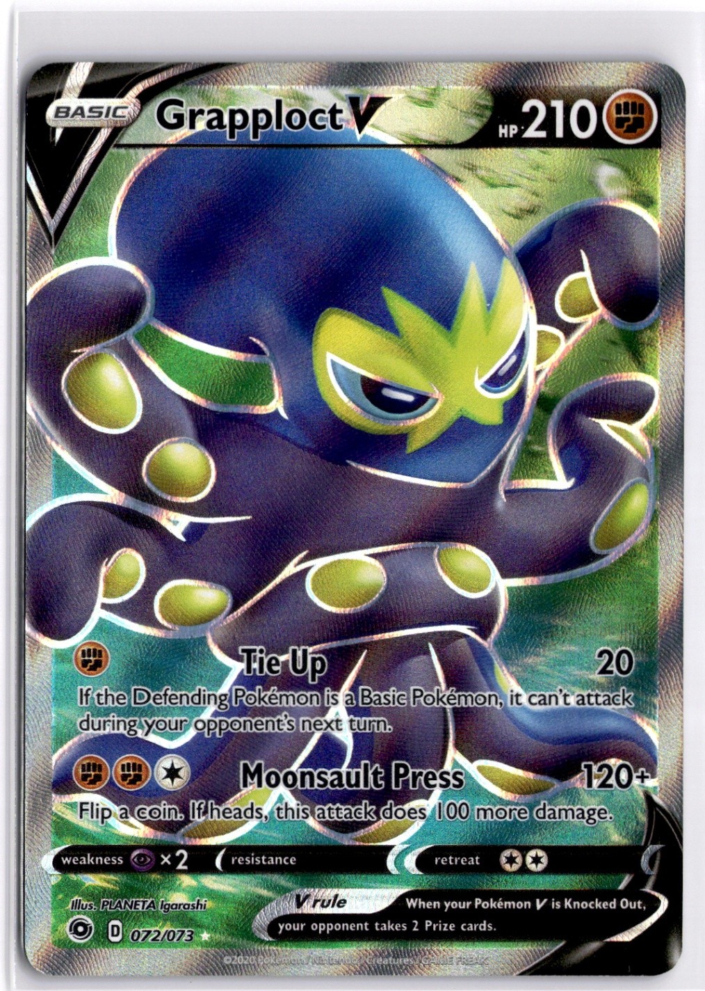 Grapploct V (Full Art) Holo Ultra Rare Champion's Path 72/73 NM