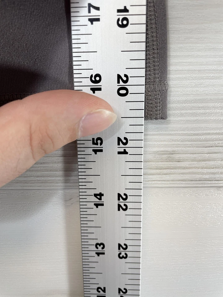 Leggings Yummie para mujer XS gris tiro alto panel de malla recortado yoga ropa deportiva Foto 4 de 4