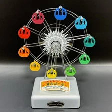 Ishiguro Osaka Musical Moving Ferris Wheel Music Box Plays It’s a Small World
