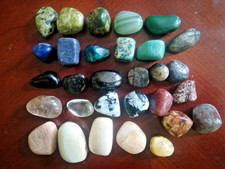 30 Tumbled Crystals Lot