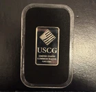 USCG 1/4OZ .999 Fine Silver Bar; Easy to Collect, Stack, Trade, Refine, etc…