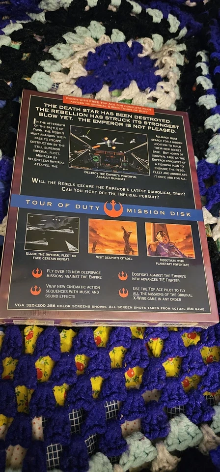 Star Wars X-Wing Imperial Pursuit IBM 3.5” Disk, Lucas Arts 1993 Not If Big Box - Image 2 of 4