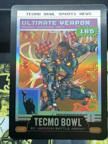2026 Bo Jackson Battle Arena Tecmo Bowl Ultimate Weapon News Fire N291