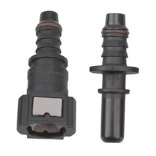 9.49 Fuel Line Hose Quick Release Connect Male 9.49mm to ID8 Black-Straight Kit